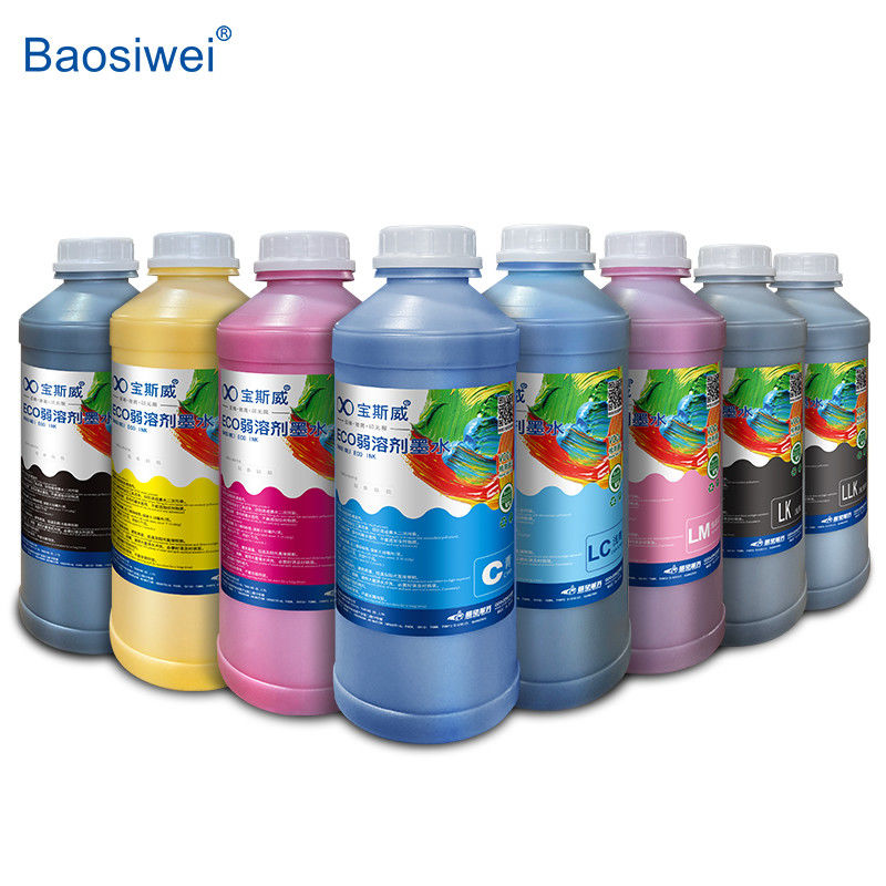 Baosiwei Eco Solvent Tinte geeignet für verschiedene Druckköpfe / 8 Farbe